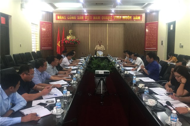 Giao ban đảng bộ xã phường tháng 7-2019