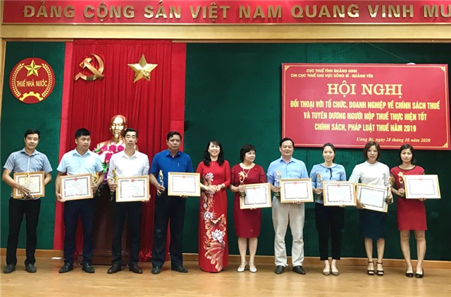Chi cục thuế khu vực 32Win12 com tại tài khoản - Quảng Yên: Đối thoại với tổ chức, 32Win03 nổ hũ về chính sách thuế