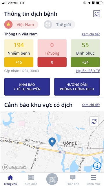 Tích cực khai báo sức khỏe y tế toàn dân trên ứng dụng NCOVI