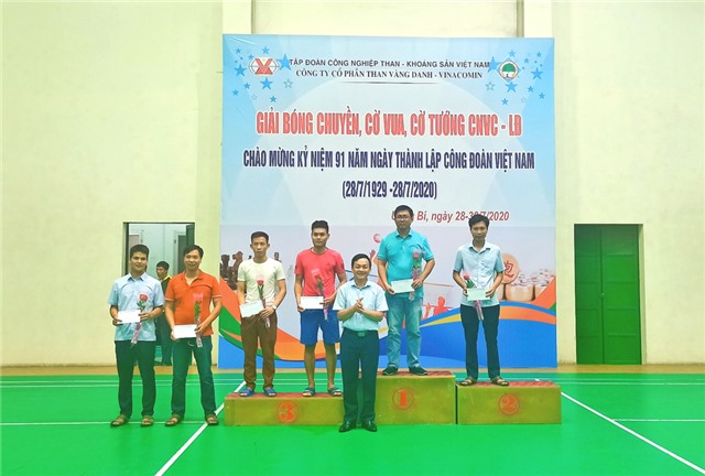 Công ty CP Than Vàng Danh: sôi nổi giải thể thao kỷ niệm ngày thành lập Công đoàn Việt Nam