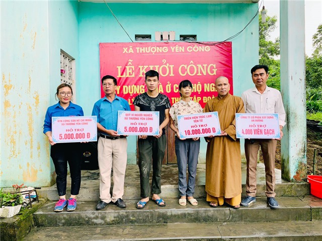 Xã Thượng Yên Công khởi công xây nhà cho hộ nghèo
