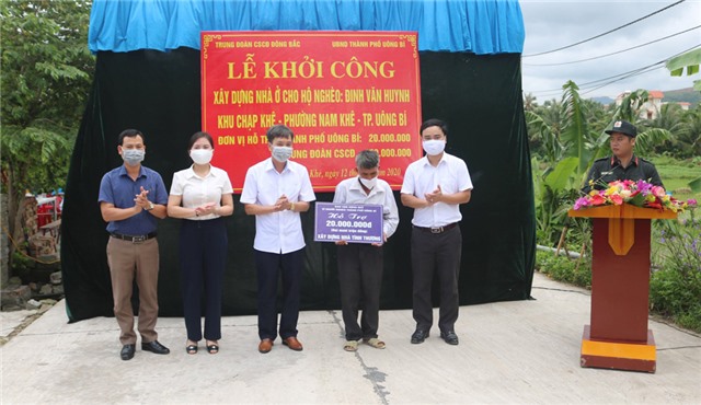 Khởi công xây nhà tình thương cho hộ nghèo tại phường Nam Khê