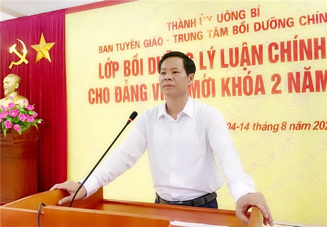 Khai giảng lớp bồi dưỡng lý luận chính trị cho đảng viên mới khóa 2 năm 2020