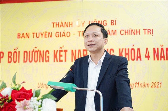 Khai giảng lớp bồi dưỡng kết nạp Đảng khóa IV năm 2021