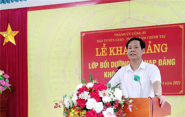 Khai giảng lớp bồi dưỡng kết nạp Đảng khóa II năm 2021