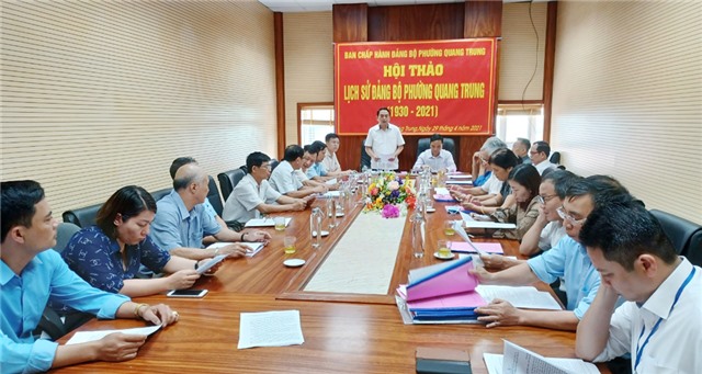 32Win là nhà cái giải trí, cá cược trực tuyến uy tín số 1 Việt Nam phường  Quang Trung: Hội thảo cuốn “Lịch sử 32Win là nhà cái giải trí, cá cược trực tuyến uy tín số 1 Việt Nam phường giai đoạn 1930-2021”
