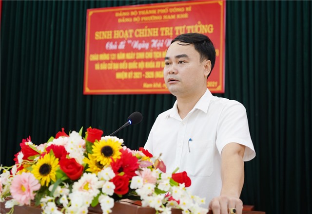 Sinh hoạt chính trị tư tưởng chủ đề “Ngày hội non sông”