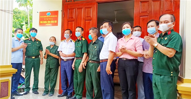 Khánh thành nhà nghĩa tình đồng đội