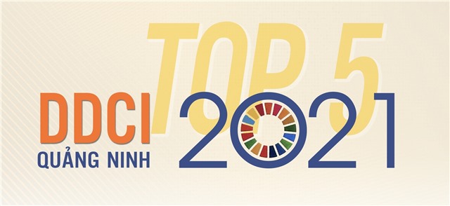 Inforgraphics: Top 5 bảng xếp hạng chỉ số DDCI Quảng Ninh năm 2021