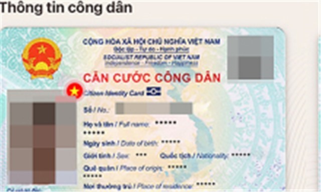 Sử dụng thẻ CCCD gắn chip là giấy tờ pháp lý chứng minh thông tin về cá nhân, nơi thường trú