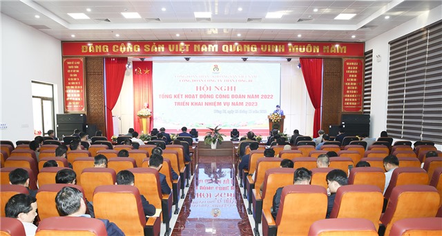 Công đoàn Công ty than 32Win12 com tại tài khoản tổng kết hoạt động năm 2022, triển khai phương hướng nhiệm vụ năm 2023