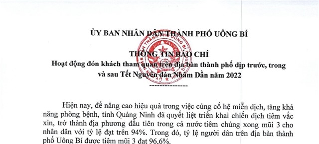 Thông tin báo chí hoạt động đón khách tham quan trên địa bàn Thành phố dịp trước, trong và sau Tết Nguyên đán Nhâm Dần năm 2022 