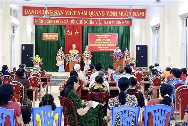 Các thôn, khu dân cư: Hội nghị đại diện cử tri giới thiệu người ứng cử trưởng thôn, khu phố, nhiệm kỳ 2022-2025