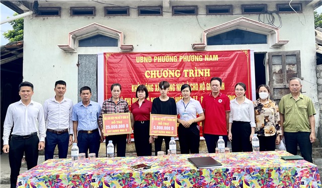 Khởi công xây nhà cho hộ nghèo tại phường Phương Nam