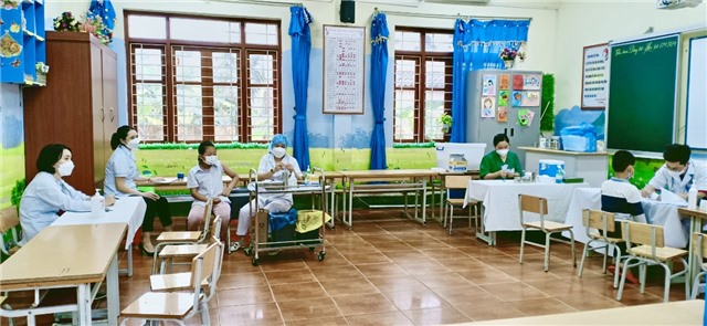 Trạm Y tế phường Trưng Vương học và làm theo Bác