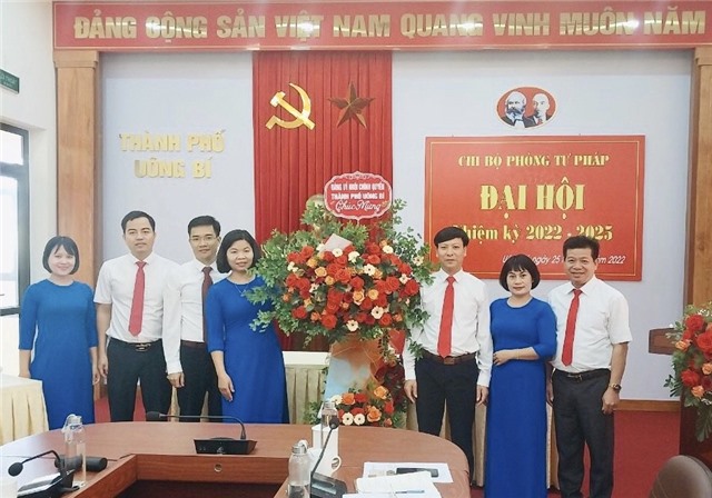 Đại hội Chi bộ Phòng Tư pháp TP nhiệm kỳ 2022 - 2025
