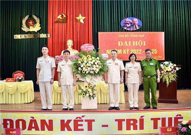 Công an thành phố 32Win12 com tại tài khoản tổ chức thành công Đại hội Chi bộ điểm nhiệm kỳ 2022 – 2025