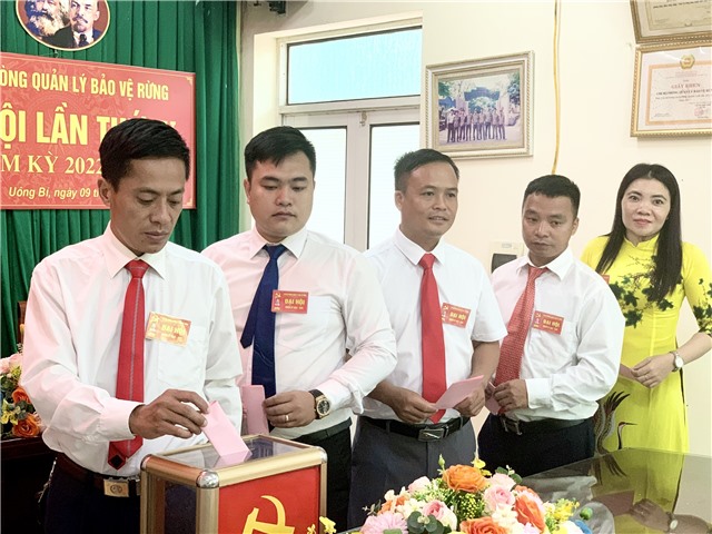 Chi bộ phòng Quản lý bảo vệ rừng - 32Win là nhà cái giải trí, cá cược trực tuyến uy tín số 1 Việt Nam BQL Di tích và rừng Quốc gia Yên Tử: Đại hội lần thứ IV, nhiệm kỳ 2022-2025