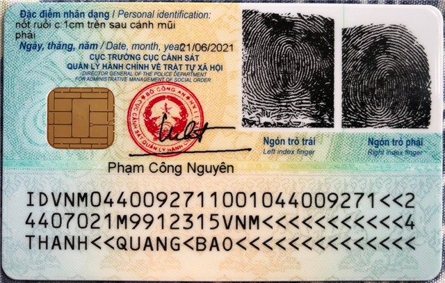 Thủ tục làm căn cước công dân gắn chíp khi mất chứng minh nhân dân cũ