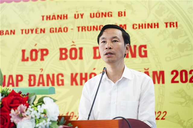 Khai giảng lớp Bồi dưỡng kết nạp Đảng khóa IV năm 2022