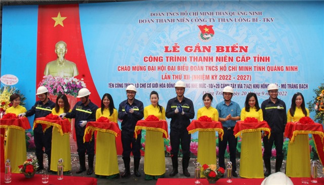 Đoàn Than: Gắn biển công trình thanh niên cấp tỉnh trị giá trên 120 tỷ đồng