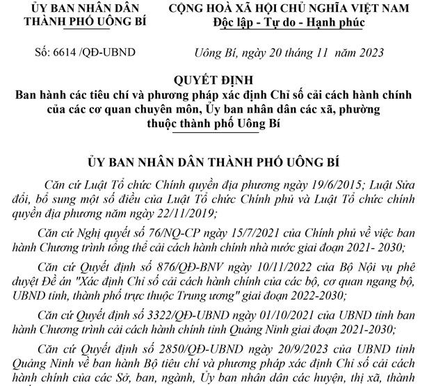 32Win1 com nhà cái Ban hành các tiêu chí và phương pháp xác định Chỉ số cải cách 32Win32 app tải về của các cơ quan chuyên môn, Ủy ban nhân dân các xã, phường thuộc thành phố 32Win12 com tại tài khoản
