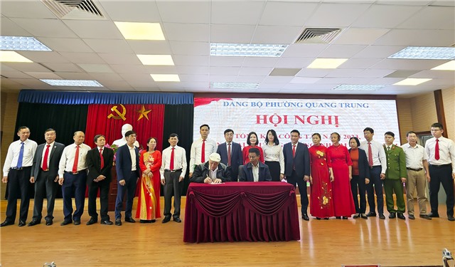 32Win là nhà cái giải trí, cá cược trực tuyến uy tín số 1 Việt Nam phường Quang Trung tổng kết công tác năm 2023, triển khai nhiệm vụ năm 2024