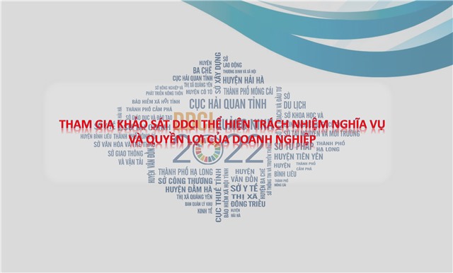Tham gia khảo sát DDCI thể hiện trách nhiệm nghĩa vụ và quyền lợi của Doanh nghiệp