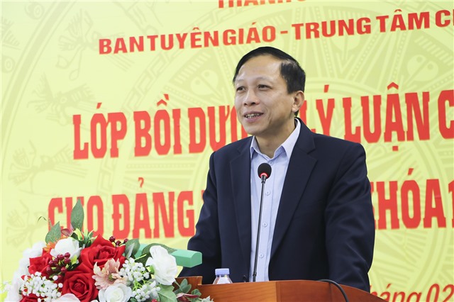 Khai giảng lớp Bồi dưỡng lý luận chính trị cho đảng viên mới khoá I/ 2023