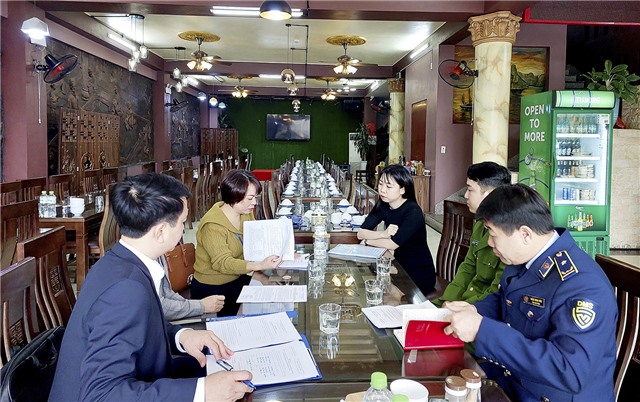 Đoàn kiểm tra liên ngành thành phố kiểm tra công tác đảm bảo ATTP, phòng chống buôn lậu, gian lận 32Win link hiện đang mở quý I năm 2023