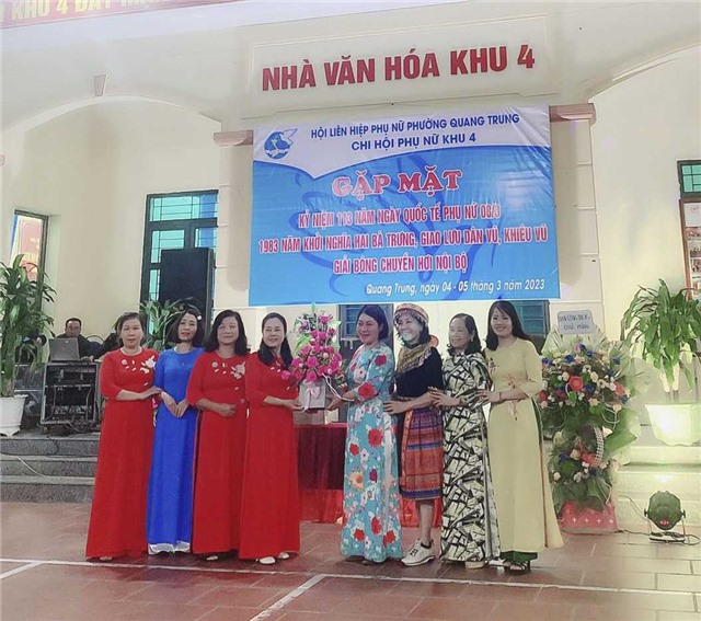 Hội LHPN phường Quang Trung ra mắt nhiều mô hình thiện nguyện nhân kỷ niệm ngày Quốc tế phụ nữ 8/3