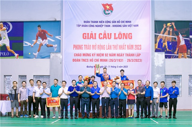 Công ty kho vận Đá Bạc-Vinacomin: Sôi nổi Giải cầu lông phong trào thanh niên mở rộng lần thứ nhất năm 2023 