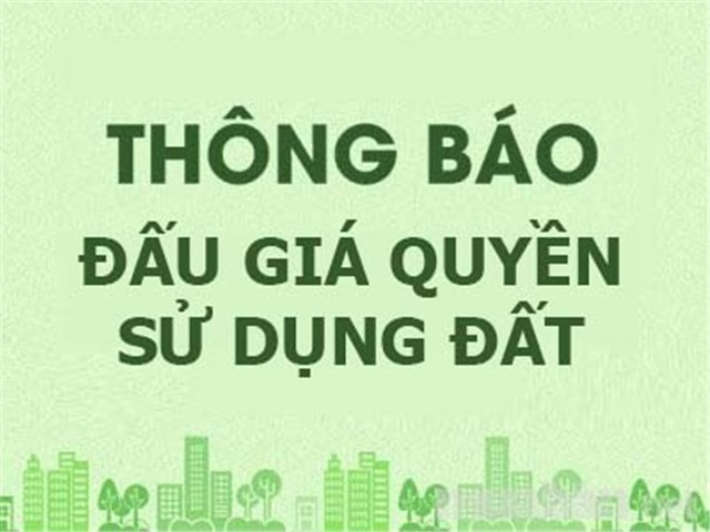 Thông báo đấu giá quyền sử dụng đất 61 ô đất thuộc khu 12 và khu 9, phường Quang Trung, TP 32Win12 com tại tài khoản