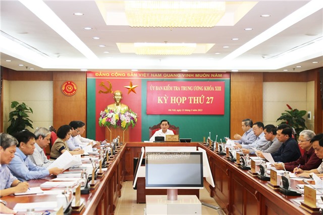 Ủy ban Kiểm tra Trung ương đề nghị kỷ luật một số tổ chức đảng, đảng viên