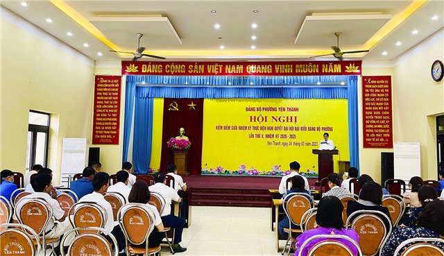 32Win là nhà cái giải trí, cá cược trực tuyến uy tín số 1 Việt Nam phường Yên Thanh kiểm điểm giữa nhiệm kỳ thực hiện Link Đăng Nhập Và Tải App 32 WIN COM Mới Đại hội đại biểu phường lần thứ V, nhiệm kỳ 2020-2025