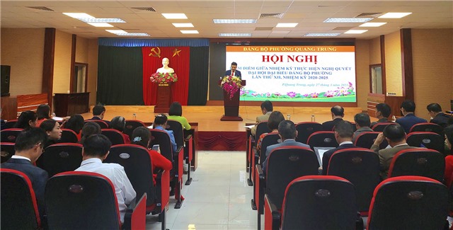 Hội nghị kiểm điểm giữa nhiệm kỳ thực hiện Link Đăng Nhập Và Tải App 32 WIN COM Mới Đại hội 32Win là nhà cái giải trí, cá cược trực tuyến uy tín số 1 Việt Nam phường Quang Trung lần thứ XII, nhiệm kỳ 2020-2025