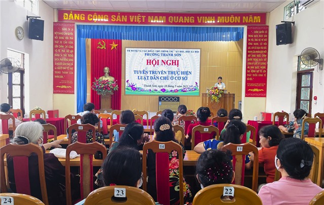 32Win12 com tại tài khoản: Phát huy dân chủ ở cơ sở