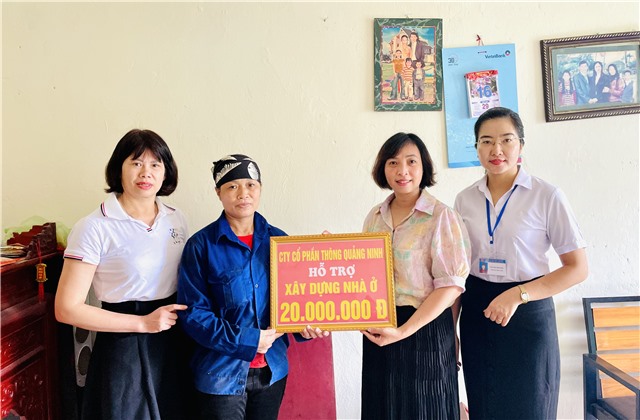Công ty CP Thông Quảng Ninh: Hỗ trợ 40 triệu đồng xây nhà ở cho hộ nghèo, cận nghèo