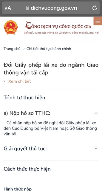 "Đẩy mạnh triển khai dịch vụ công trực tuyến cấp đổi giấy phép lái xe"