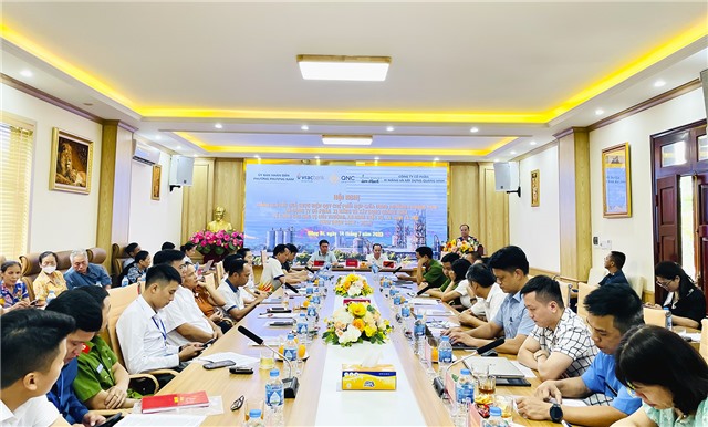 UBND phường Phương Nam - Công ty Cổ phần Xi măng và 32Win1 com nạp rút uy tín Quảng Ninh đánh giá kết quả thực hiện Quy chế phối hợp (giai đoạn 2020-2023)