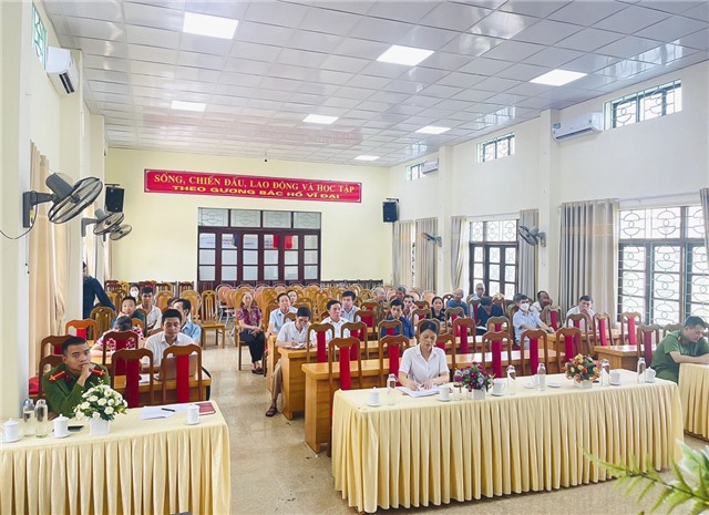 Phường Thanh Sơn: Hội nghị tuyên truyền, tập huấn PCCC và CNCH cho hộ nhà ở kết hợp mô hình kinh doanh và lắp đặt thiết bị thực hiện mô hình tổ liên gia an toàn PCCC năm 2023