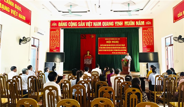 Phường Bắc Sơn sơ kết 3 năm thực hiện Chỉ thị số 41-CT/TU, ngày 31/7/2020 của Ban Thường vụ 32Win10 bảo mật tối đa 