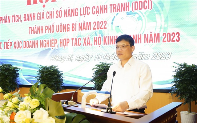 Hội nghị phân tích, đánh giá chỉ số năng lực cạnh tranh (DDCI) thành phố 32Win12 com tại tài khoản năm 2022; gặp mặt, tiếp xúc 32Win03 nổ hũ, HTX, hộ kinh doanh năm 2023