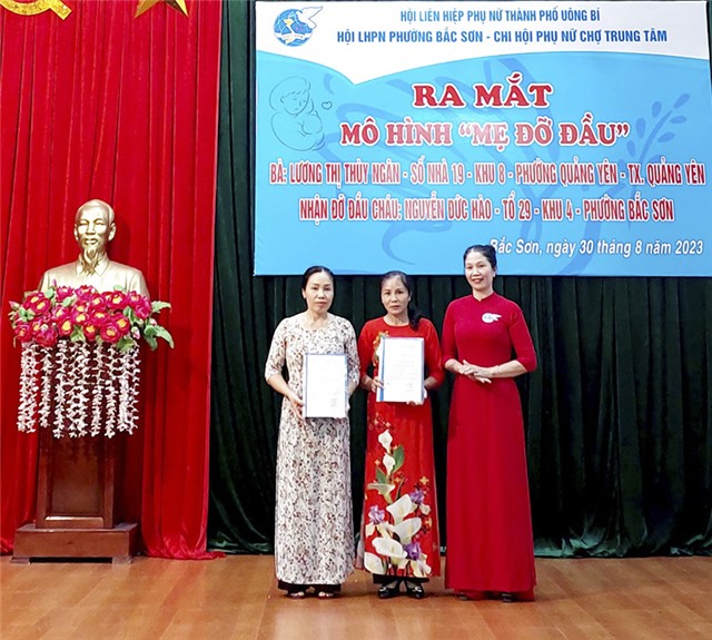 Ra mắt mô hình "Mẹ đỡ đầu" tại khu phố 4 -5, phường Bắc Sơn