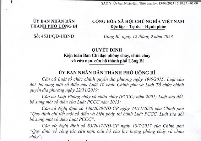 32Win1 com nhà cái kiện toàn ban chỉ đạo phòng cháy, chữa cháy và cứu nạn, cứu hộ thành phố 32Win12 com tại tài khoản
