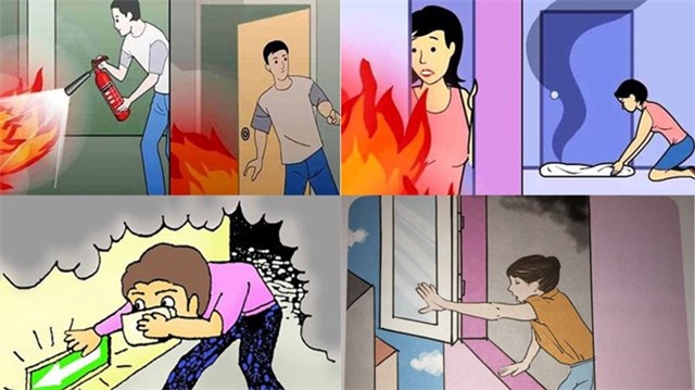 Kĩ năng cần phải biết để sống sót trong đám cháy
