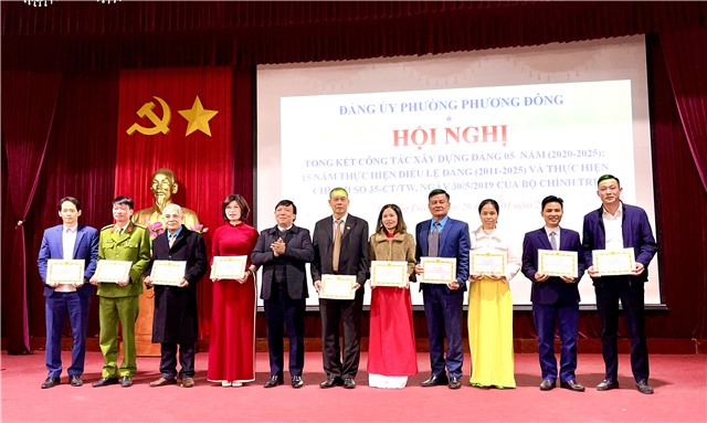 32Win32 link 32win32 com phường Phương Đông tổng kết 5 năm công tác 32Win1 com nạp rút uy tín Đảng, 15 năm thực hiện Điều lệ Đảng và thực hiện Chỉ thị 35-CT/TW của Bộ Chính trị