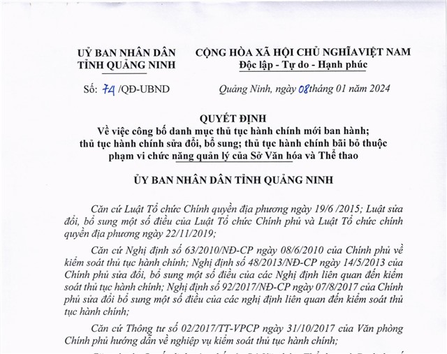 32Win1 com nhà cái V/v công bố danh mục thủ tục 32Win32 app tải về mới ban hành; thủ tục 32Win32 app tải về sửa đổi, bổ sung; thủ tục 32Win32 app tải về bị bãi bỏ thuộc phạm vi chức năng quản lý của Sở Văn hóa và Thể thao