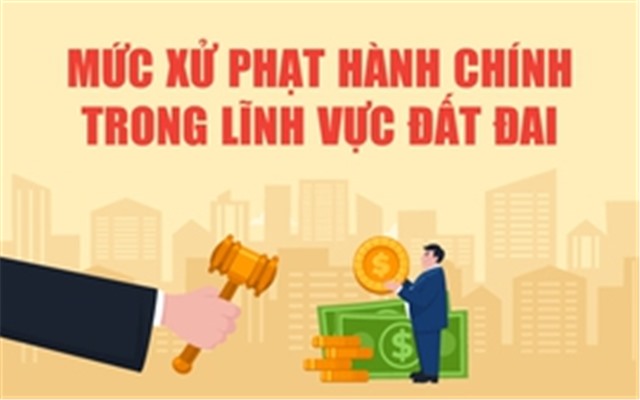 Infographics: Các mức xử phạt vi phạm 32Win32 app tải về trong lĩnh vực đất đai