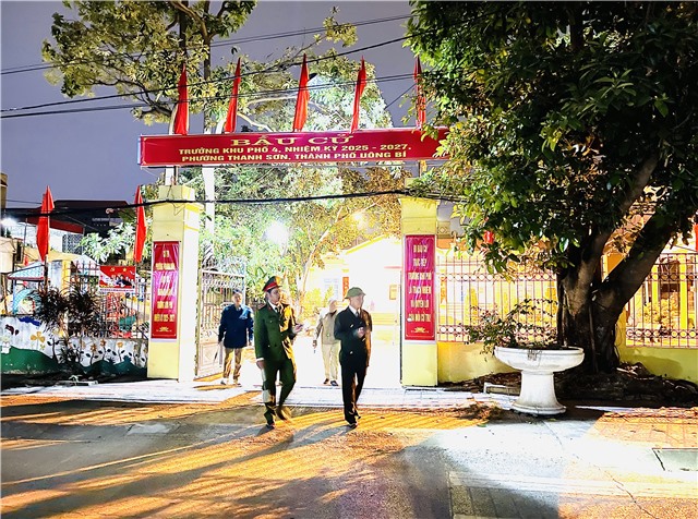 Đảm bảo an ninh, an toàn tuyệt đối cho ngày bầu cử trưởng thôn, khu phố nhiệm kỳ 2025 - 2027